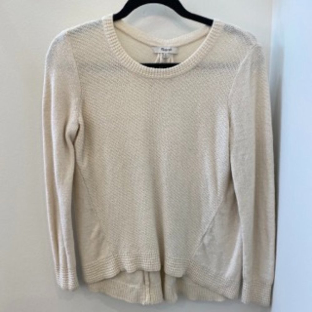 Off-white lightweight sweater